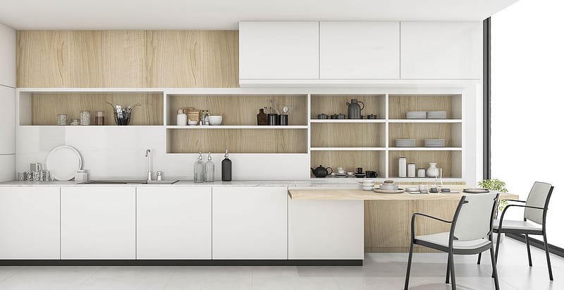 Inspirasi Desain Kitchen Set Minimalis Elegan untuk Dapur Kecil