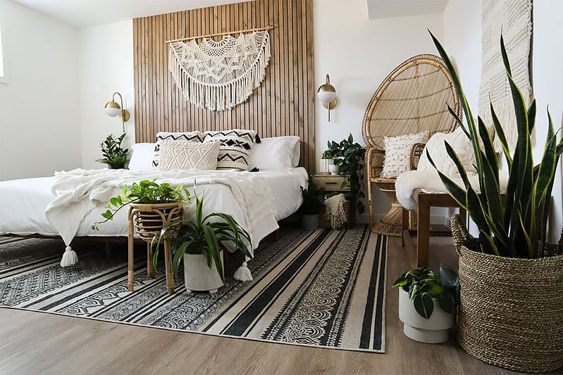 Desain Ruang Gaya Bohemian untuk Kamar Tidur Aesthetic